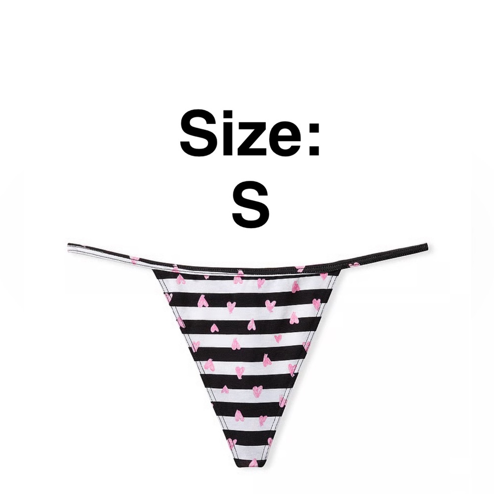 VICTORIA'S SECRET
Stretch Cotton V-String Panty -NEW